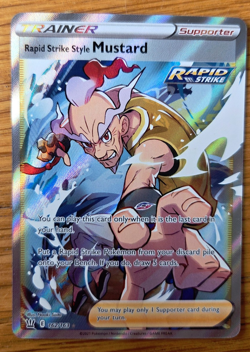 Rapid Strike Style Mustard 162/163 - Battle Styles - Pokemon TCG NM - Image 1