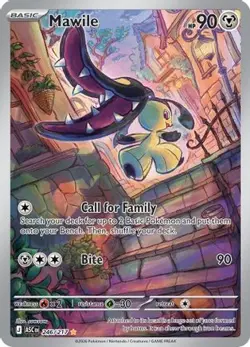 MAWILE 246/217 ILLUSTRATION RARE ASCENDED HEROES POKEMON HOLO NEAR MINT - Image 1