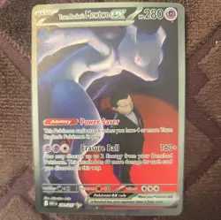 Team Rocket's Mewtwo ex 281/217 SIR Ascended Heroes Pokemon Card NM-MINT - Image 1