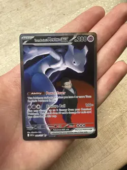 Team Rocket's Mewtwo ex 281/217 SIR Ascended Heroes Pokemon Card NM-MINT - Image 1