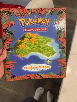 2001 Vintage Pokemon Southern Islands Collection Binder Empty - Image 1