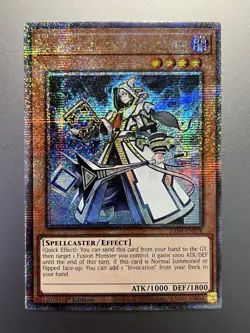 Yugioh - Aleister The Invoker Quarter Century Secret Rare RA04-EN278, NM, 1st Ed - Image 1