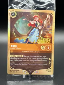 Disney Lorcana Ariel Curious Traveler 43/P3 | Wilds Unknown Limited Promo - Image 1