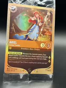 Disney Lorcana Ariel Curious Traveler 43/P3 | Wilds Unknown Limited Promo - Image 2