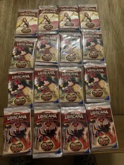 Disney Lorcana - Reign of Jafar - Sealed Booster Packs - Lot Of 16 Packs Of 12 - Image 1