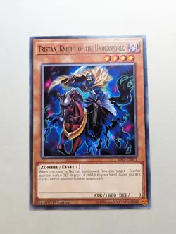 YUGIOH Yugioh SR07-EN011 Tristan, Knight of the Underworld Common 1st Edition - Image 1