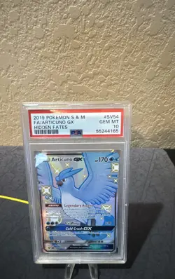 Articuno GX SV54/SV94 Hidden Fates: Shiny Vault Holo PSA 10 - Image 1