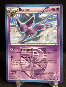 Espeon 48/116 Uncommon Plasma Freeze Pokemon Card - Image 1