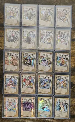 One Piece CCG Collectible Card Lot *+Video* 18 SSR - 2 SR - Luffy Nami Robin +++ - Image 1