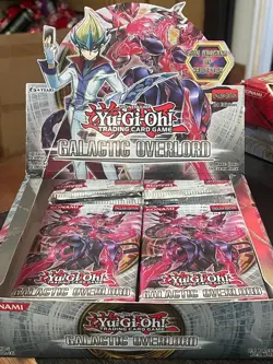 Yugioh Booser Pack Galactic Overlord 1st Edition English 9 Cards Per Pack - Image 3
