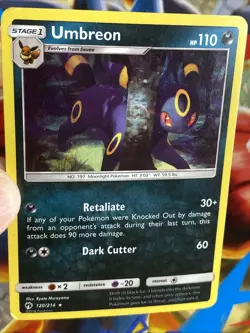 Pokemon TCG Umbreon Card 120/214 Holo Rare ~HD SWIRL~ - Image 1