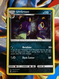 Pokemon TCG Umbreon Card 120/214 Holo Rare ~HD SWIRL~ - Image 2