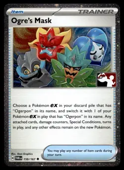 Ogre's Mask 159/167 Holo Uncommon Prize Pack Series Cards Pokemon Holo Near Mint - Image 1