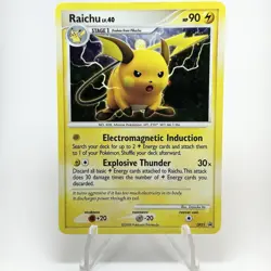 Raichu DP21 Black Star Promo Holo Pokemon TCG Card Lightly Played - Image 1