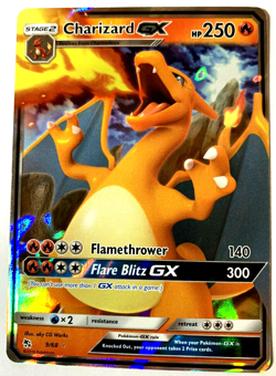 CHARIZARD GX - 9/68 - Hidden Fates - HOLO - **ULTRA RARE** - Pokemon Card - NM - Image 1