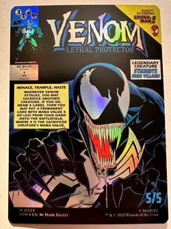 Eddie Brock (0233) (Borderless) Foil M Marvel's Spider-Man 233 NM - Image 2