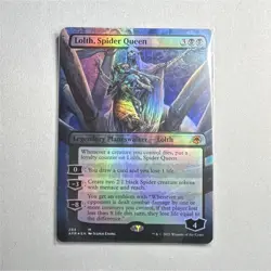 Wizards of the Coast MTG Lolth, Spider Queen Mythic AFR 284 EN Borderless Foil - Image 1