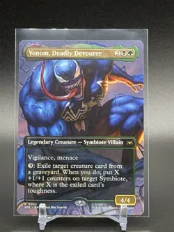 Venom, Deadly Devourer Borderless 22 MTG Marvel's Spider-Man - Image 1