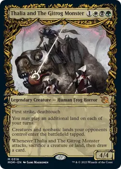 Thalia and The Gitrog Monster (Showcase) - March of the Machine | FOIL - Image 1