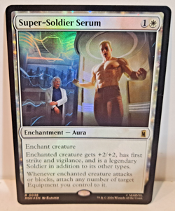 Super-Soldier Serum Marvel MTG Magic The Gathering Rare Foil - Image 1