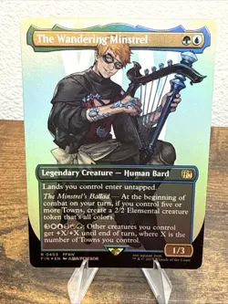The Wandering Minstrel (Borderless) Final Fantasy Foil - Image 1