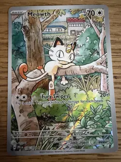Meowth 106/094 Phantasmal Flames Near Mint Pokemon Card Pack Fresh - Image 4