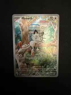 Meowth 106/094 Phantasmal Flames Near Mint Pokemon Card Pack Fresh 🔥 - Image 1