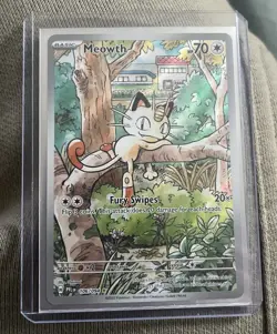 Meowth 106/094 Phantasmal Flames Near Mint Pokemon Card Pack Fresh - Image 1