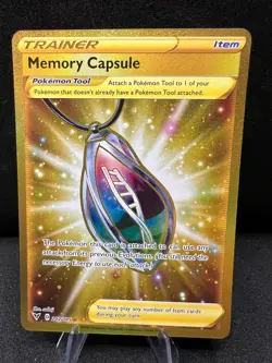 Memory Capsule 202 Holo Secret Rare 185 Vivid Voltage Pokemon 2020 - Image 1