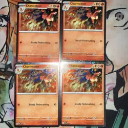 Pokemon TCG Charmeleon 3-Card Holo Lot - 005/165, 008/091, 079 (English) - Image 1