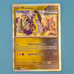 MIRAIDON 121/162 RARE TEMPORAL FORCES POKEMON HOLO NM/M - Image 1