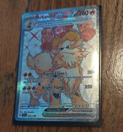 Pokemon TCG Arcanine ex 224/198 SV01 Scarlet & Violet Ultra Rare Full Art Holo - Image 1