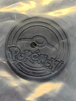 Rillaboom plastic medal coin Holo Pokemon Japanese Pocket Monster NINTENDO RARE - Image 4