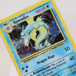 Pokemon TCG - Gyarados 6/102 Base Set Holo Rare WOTC - EXC - Image 1