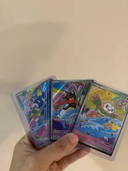 Pokemon TCG McDonald's 2022 Holo Promo Lot Popplio Litten Rowlet 11/15-13/15 - Image 1