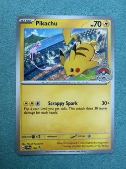 Pokemon TCG Pikachu 190 Black Star Promo World Championships 2024 SVP EN 🇬🇧 - Image 1