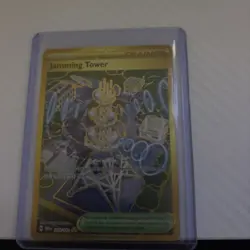 Jamming Tower 243/182 Holo SV10: Destined Rivals NM Pokemon TCG - Image 1
