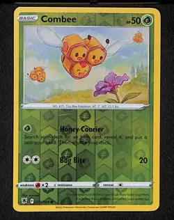 Combee 011 Common Pokemon Astral Radiance 189 Reverse Holo 2022 - Image 1