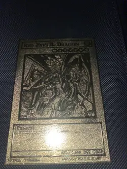 Red Eyes B Dragon 1st Edition Gold Metal Card - Image 1