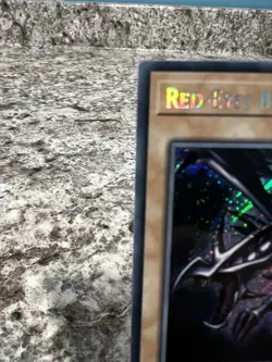 YuGiOh Red-Eyes Black Dragon SBC1-ENF01 1st Edition Secret Rare - Image 2