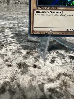 YuGiOh Red-Eyes Black Dragon SBC1-ENF01 1st Edition Secret Rare - Image 5