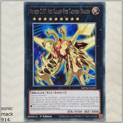 Number C107: Neo Galaxy-Eyes Tachyon Dragon - MZTM-EN092 - Rare 1st Edit Yugioh - Image 1