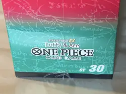 Factory Sealed One Piece English TCG ST-30 Starter Deck Display EX Luffy & Ace - Image 3