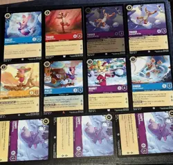 Foil Tigger - Piglet -Heffalump "Winnie The Pooh Themed" Disney Lorcana TCG Lot - Image 1