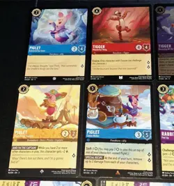 Foil Tigger - Piglet -Heffalump "Winnie The Pooh Themed" Disney Lorcana TCG Lot - Image 2