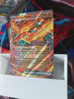 Team Rocket's Moltres ex - (Destined Rivals Stamp) 031/182 Miscellaneous Cards & - Image 2