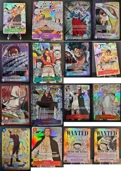 One Piece Collectible Trading Cards Lot – 31 Cards (Mixed Set, Fan/Custom Cards) - Image 1