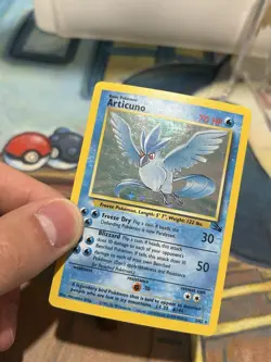 Articuno 2/62 Pokemon Fossil Unlimited Holo Rare WOTC 1999 Pokemon Card LP - Image 4