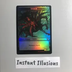 Spider / Emblem Lolth, Spider Queen - Foil Double Side Adventures 017 007 - Image 2