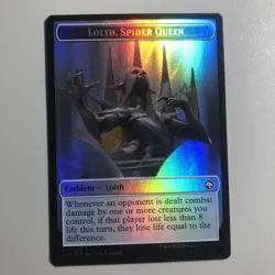 Spider / Emblem Lolth, Spider Queen - Foil Double Side Adventures 017 007 - Image 4